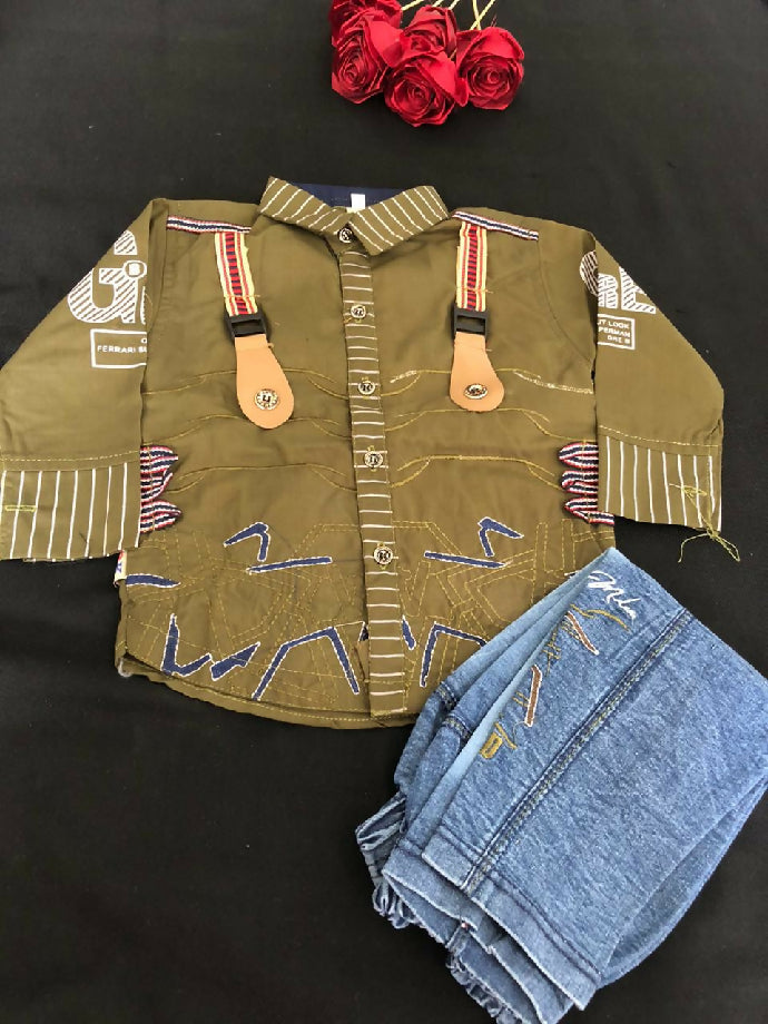 Dress shirt with pent