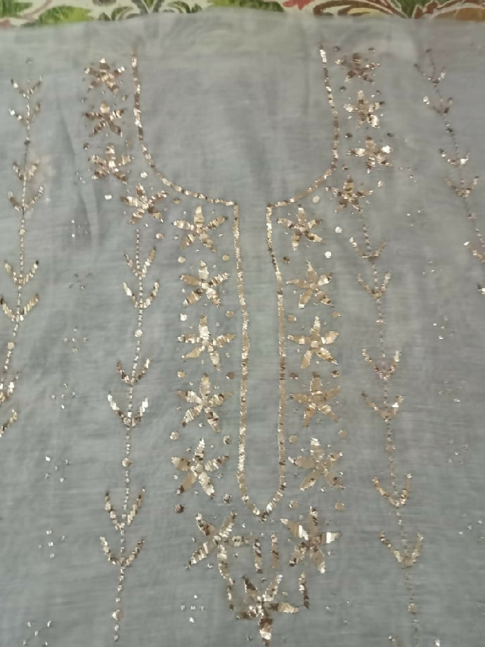 2piece suit paper cotton fabric Shirt & dupatta