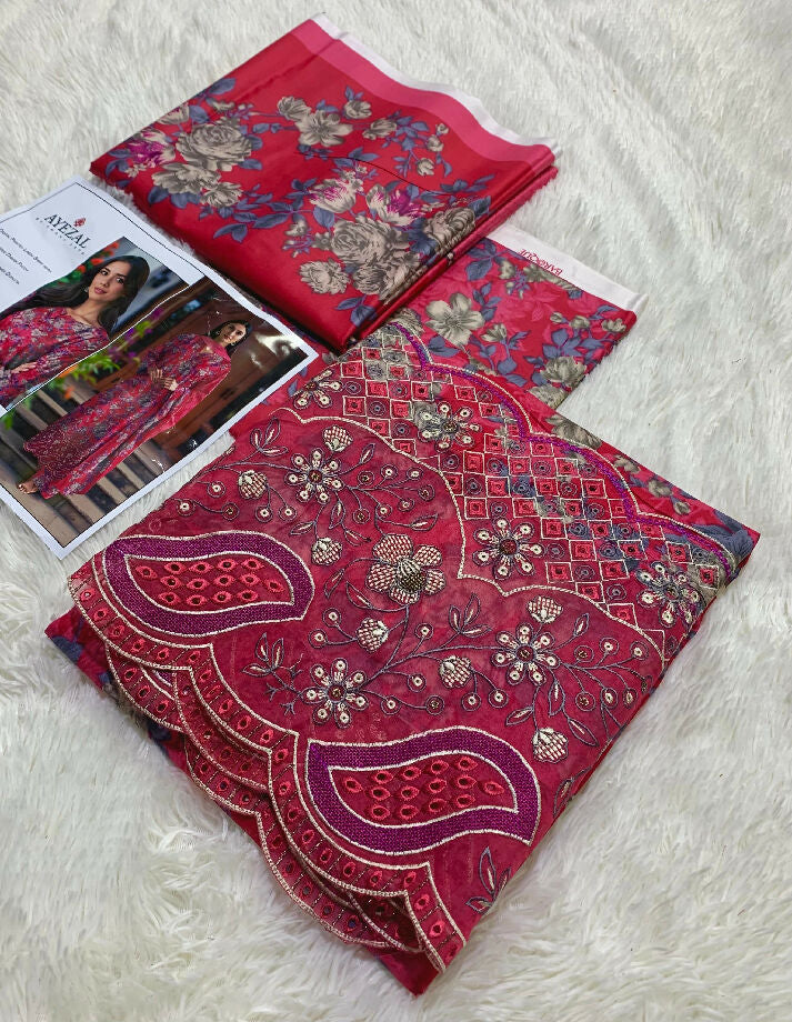 Ayzel Linen Allover 3PC