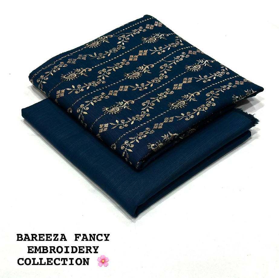 Bareeza embroidery 2pc khadar suit