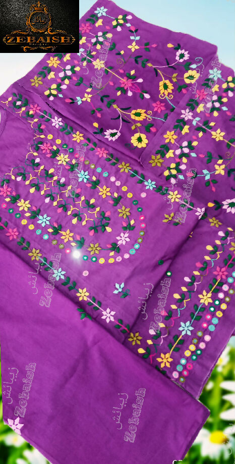 Patti (Leaf) Applique handwork Suit