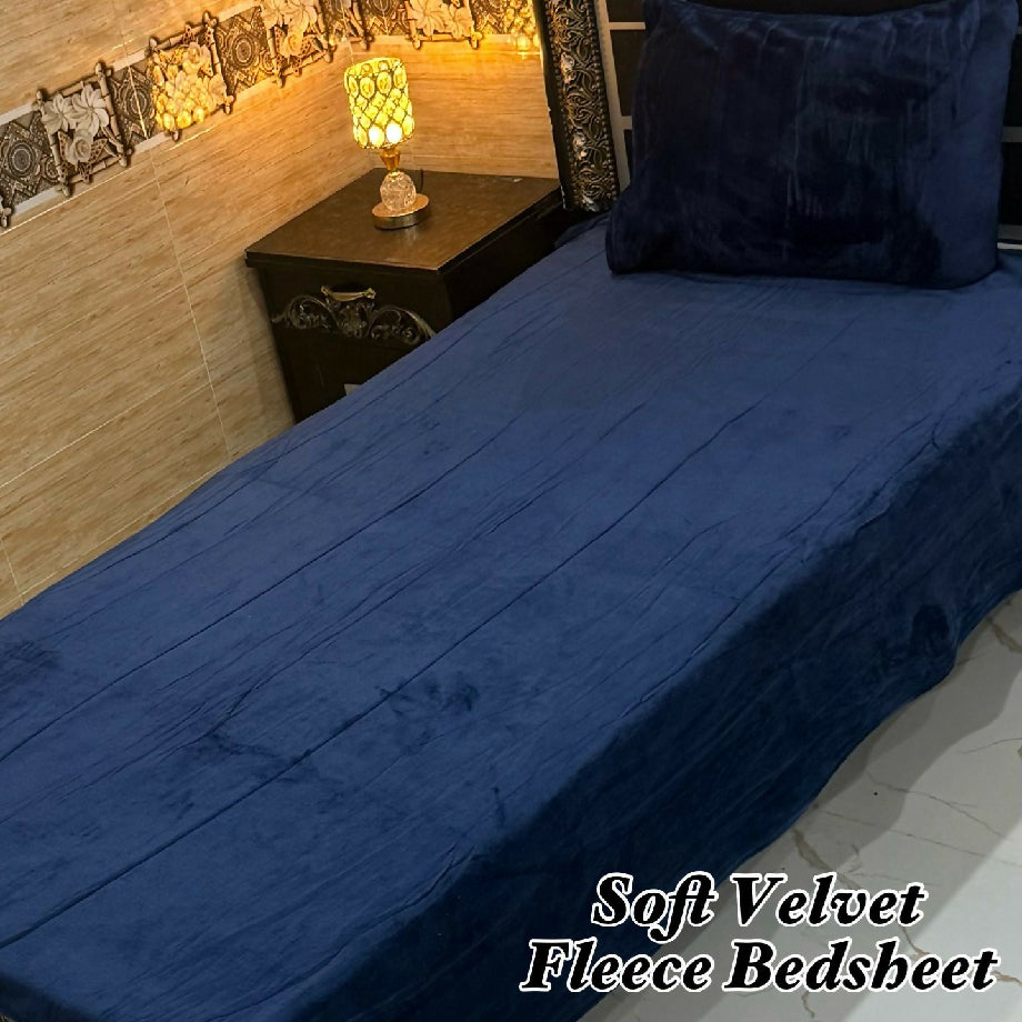 Soft Velvet Fleece Bedsheet
