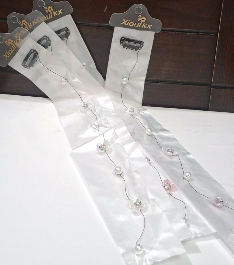 Pearl wire for braid