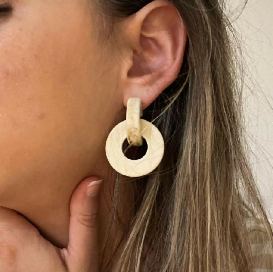 Ivory earrings