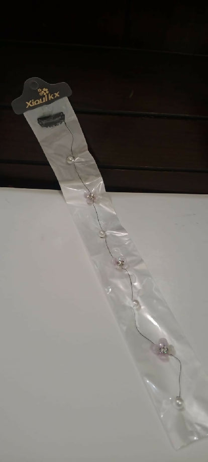 Pearl wire for braid