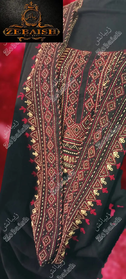 Hand embroidered Suit