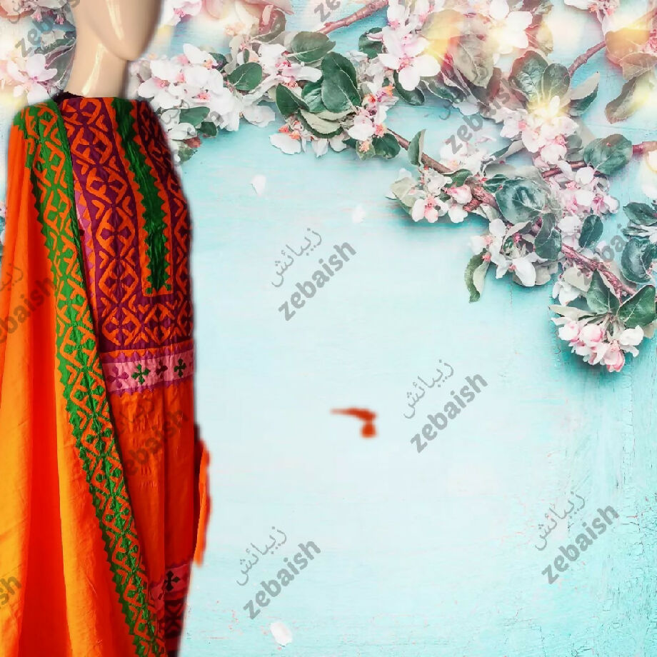Applique handwork suit
