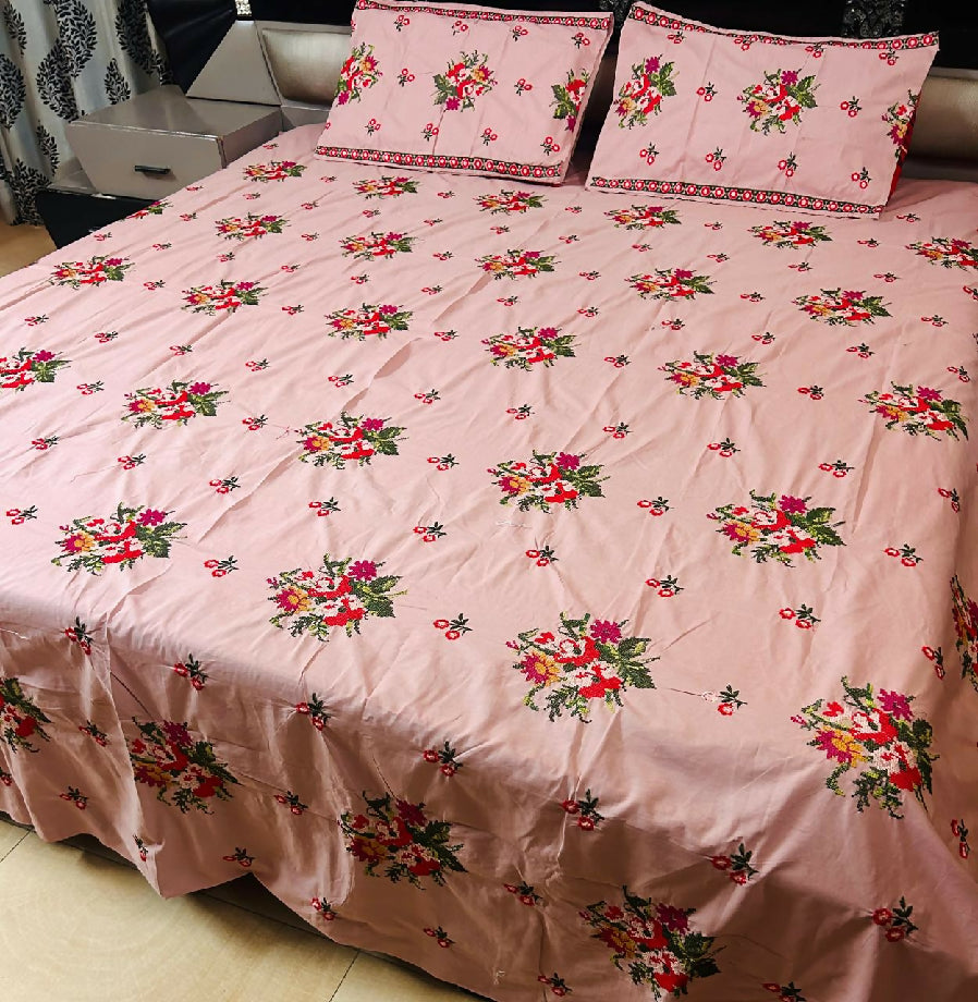 Cross stitch bedsheets