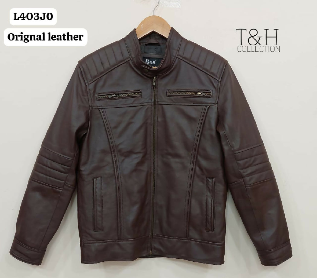 Man's collection leather jacket