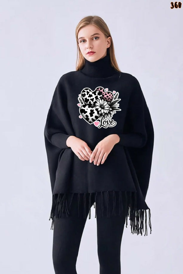 Girls poncho