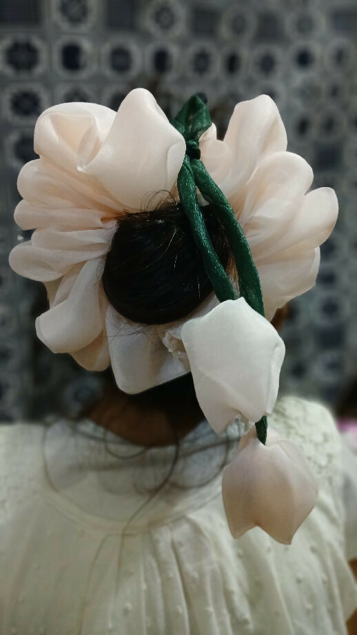 Stylish and trendy Organza scrunchies, korean style hair scrunchies
