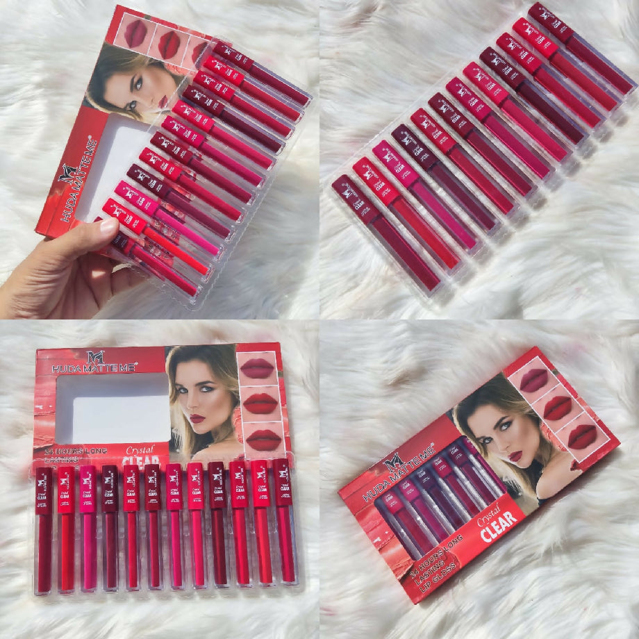 Matte Lip Glosses 12pc set