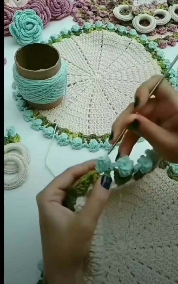 Crochet Table Mats (Set of 6)