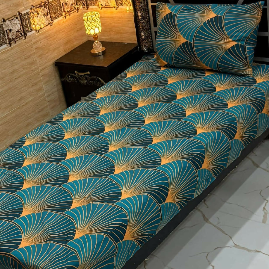 4pc cotton single pair bedsheet