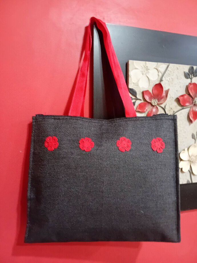 Denim Tote Bag