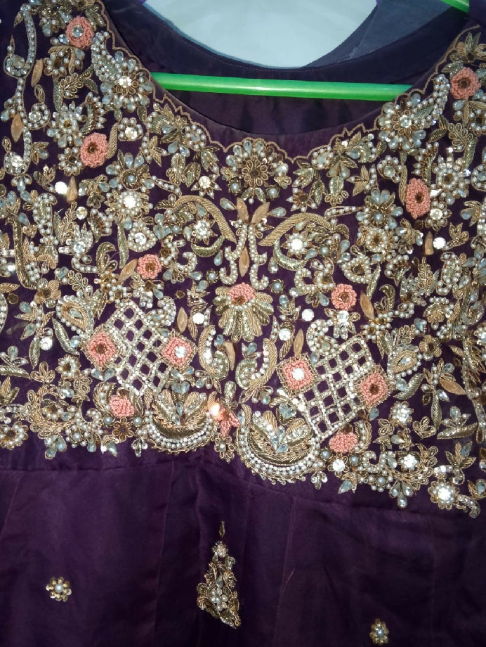 Preloved Purple color Long Frock