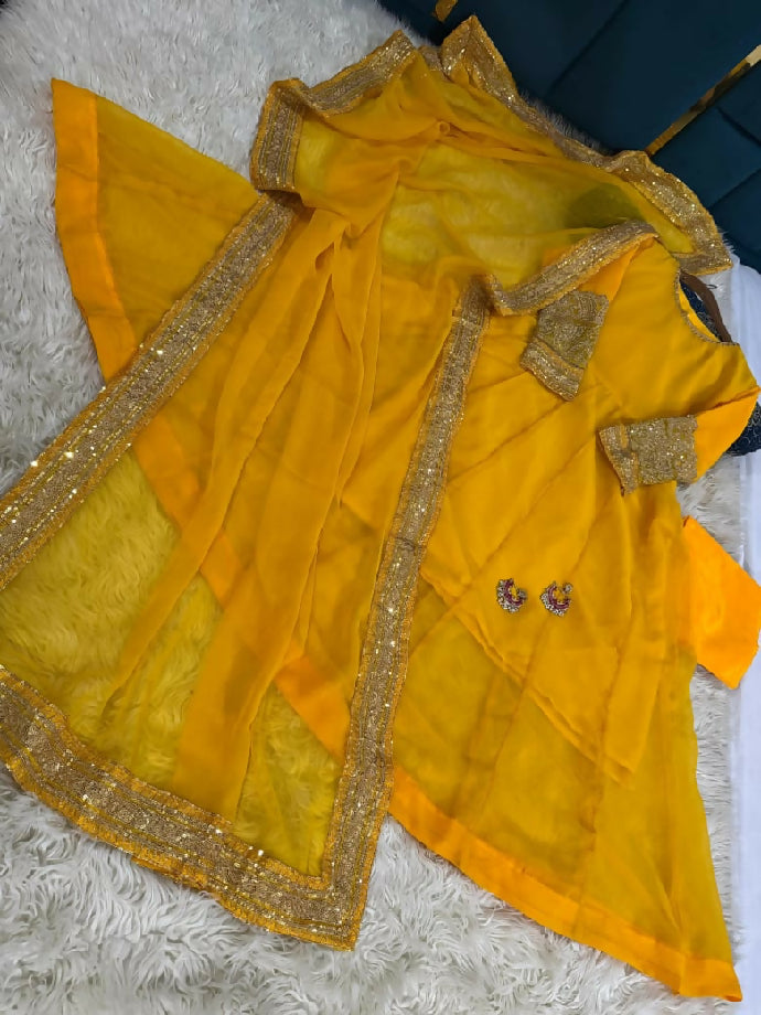 Chiffon Embroidered Maxi