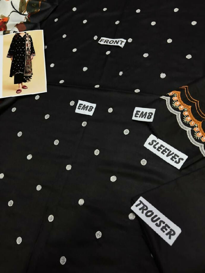 dhank 3 piece embroidery suit