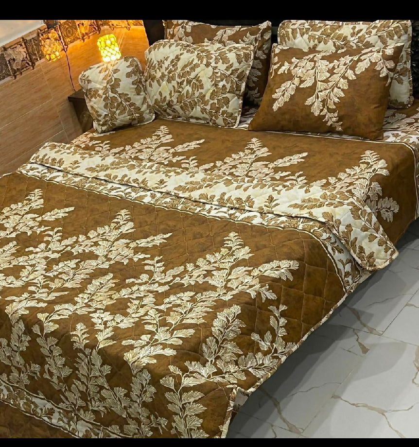 7pc printed comforter set