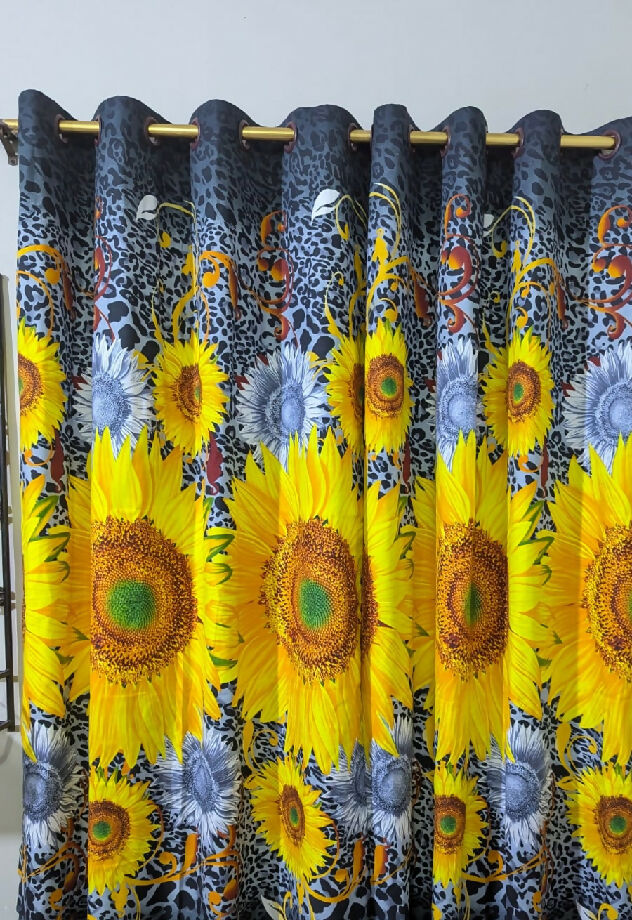 Curtains cotton sattan