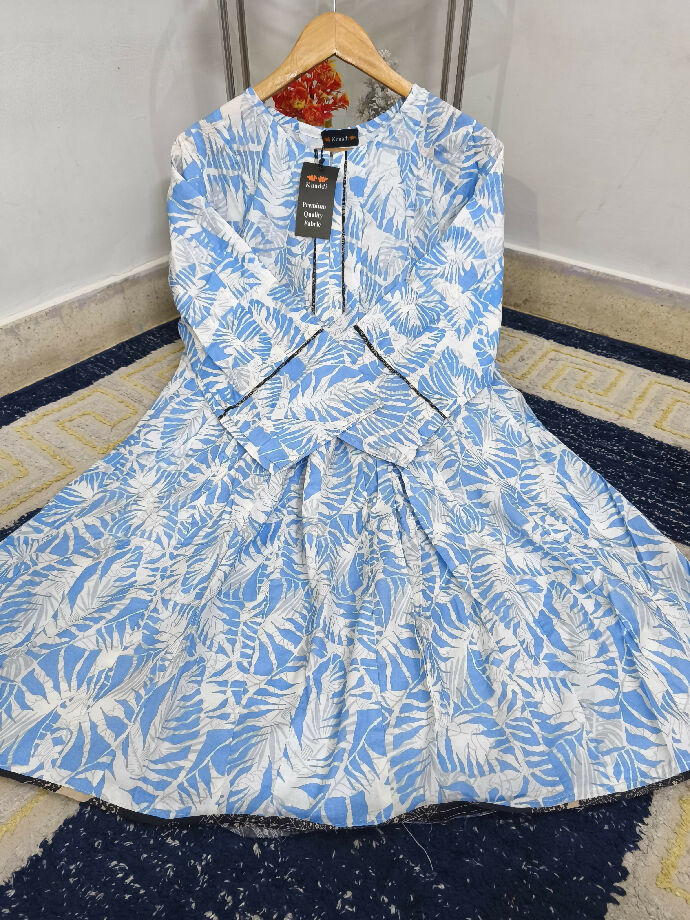 ORIGNAL KHAADI NEW PRINTS STITCHED FROCK*