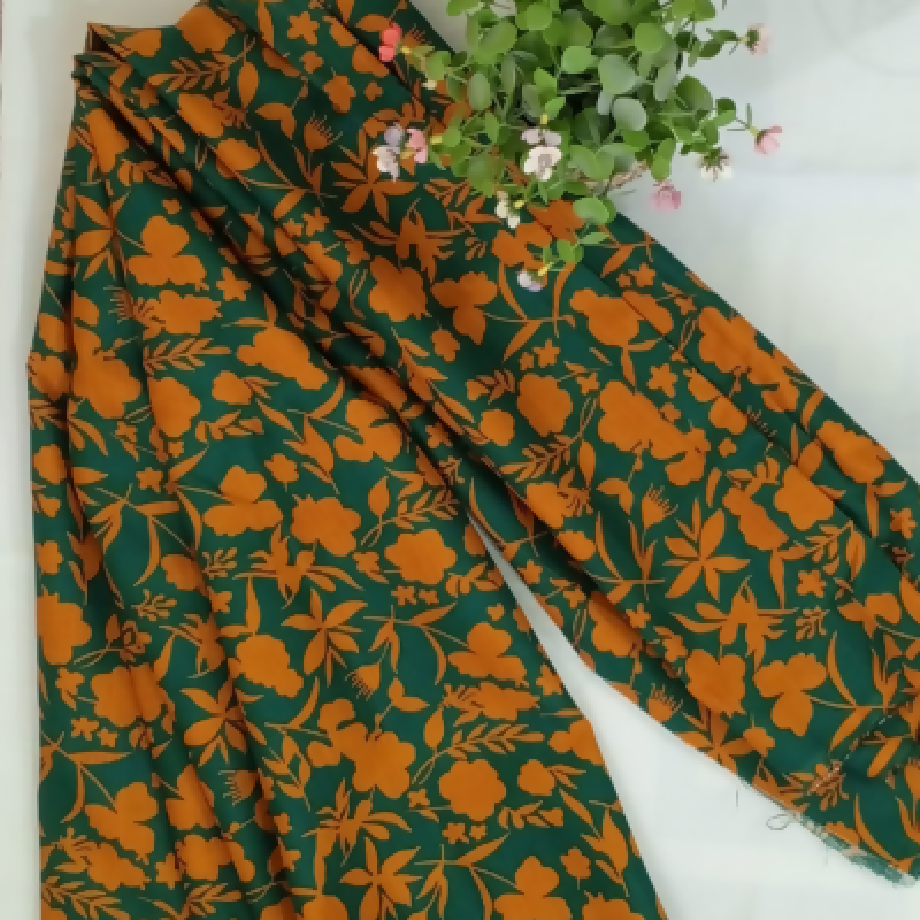 Surfie Green Charm – 2-Piece Imported Khaddar Suit
