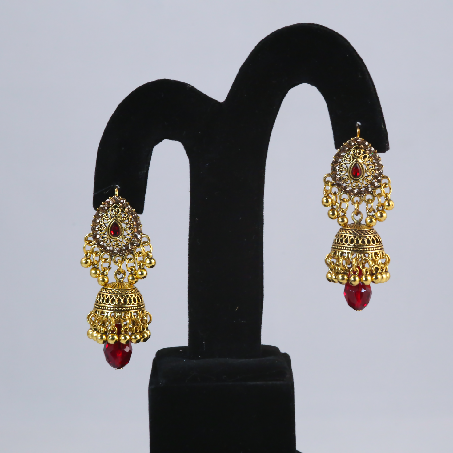 Traditional Chandelier-Style Jhumka