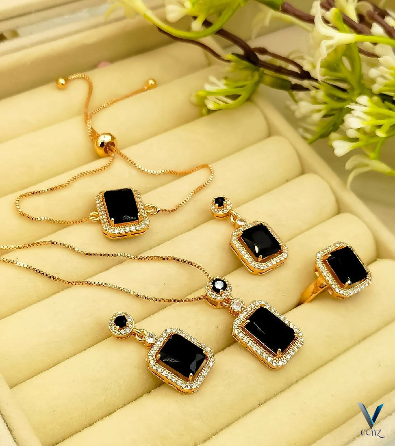 Fancy China Gold plated Zarqoon Combo Set