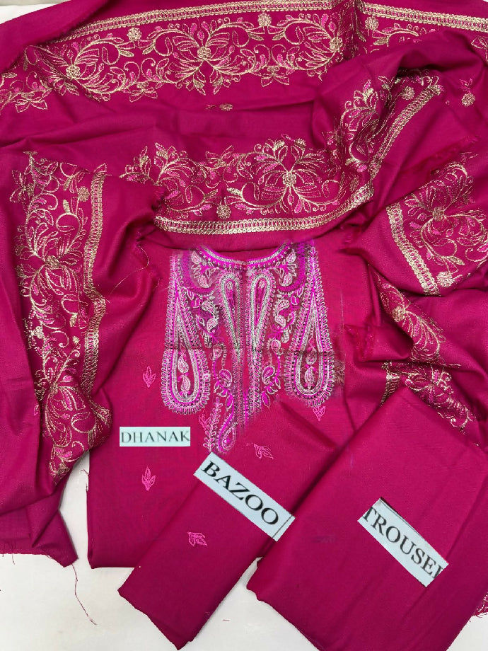 *_❄️WINTER COLLECTION ❄️_* *ALHAMDULILAH* *NISHAT* 3pc Casual Winter Collection