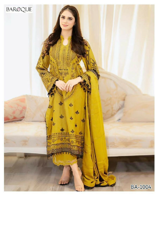 Winter collection 2025 3pcs embroidered