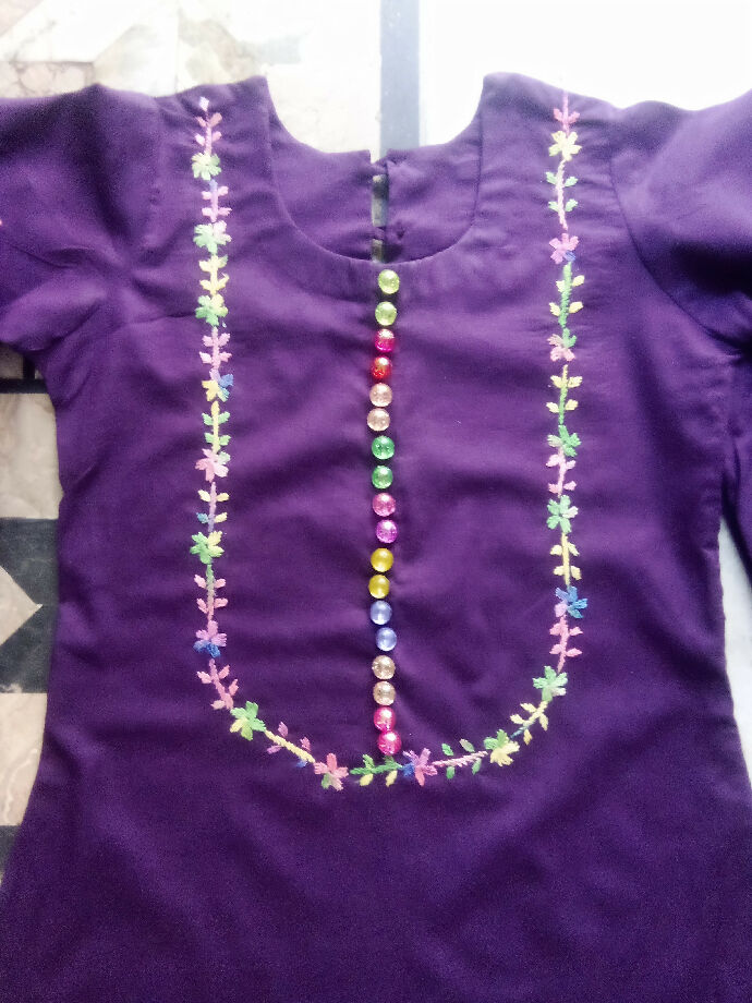 hand embroidery dress