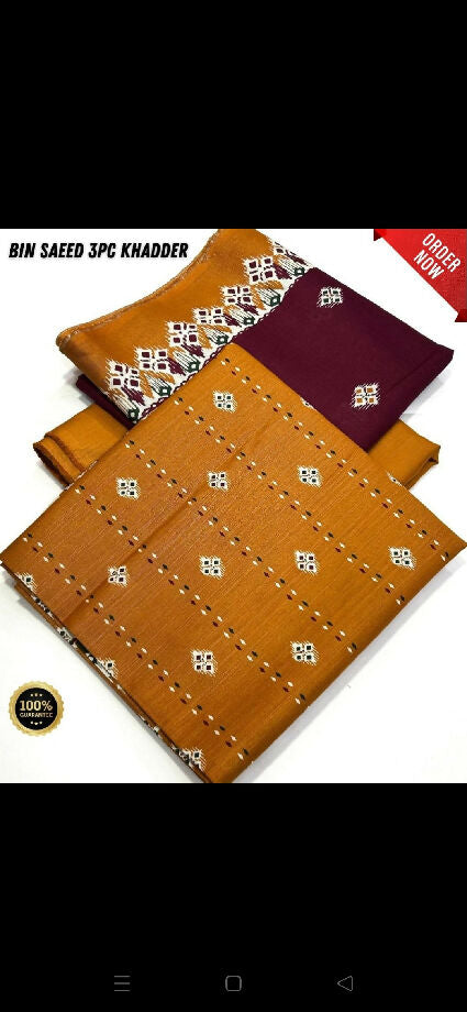 Khadder bin Saeed 3pc suit