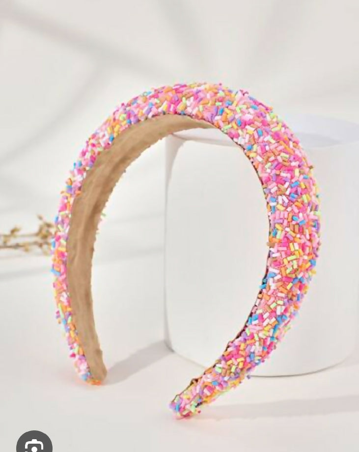 Sprinkle Headband Decor Hairbands Wide Fashion Hair