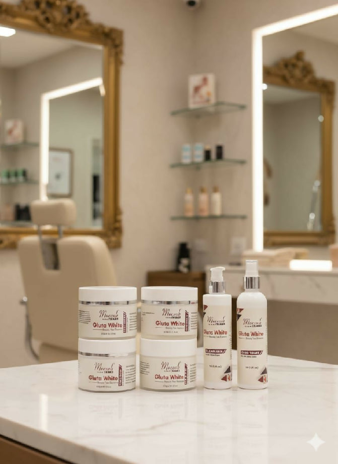 Meezab gluta white facial kit