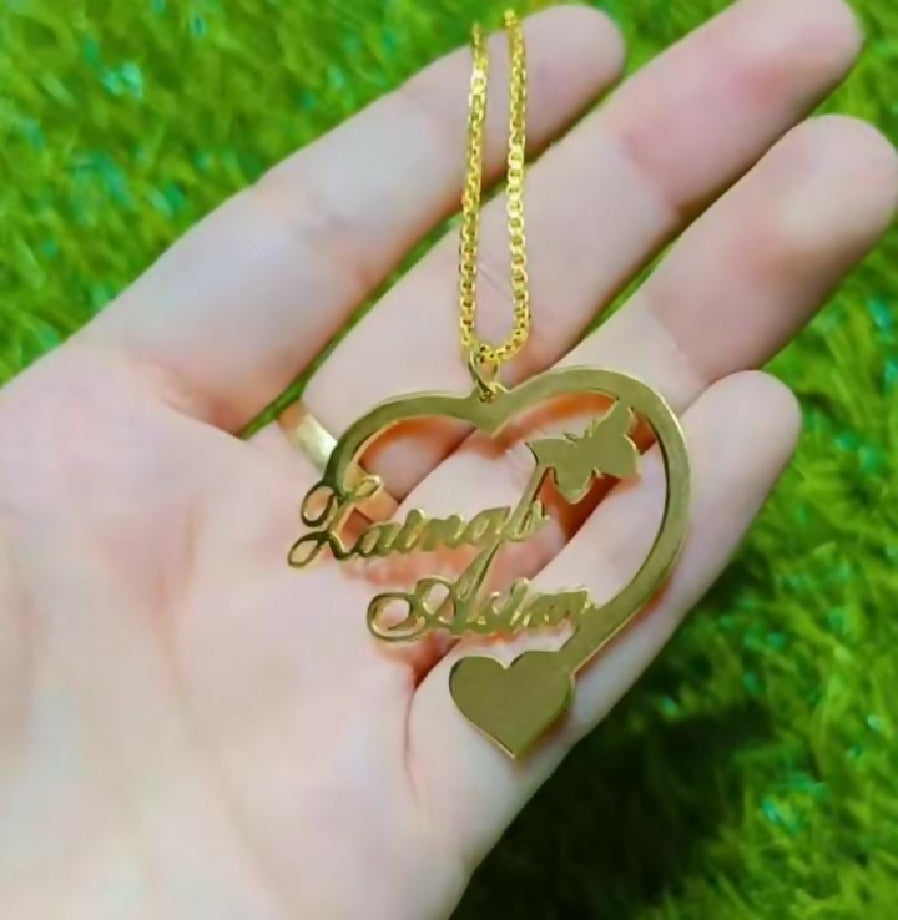 Customized Locket Chain with Name & Picture