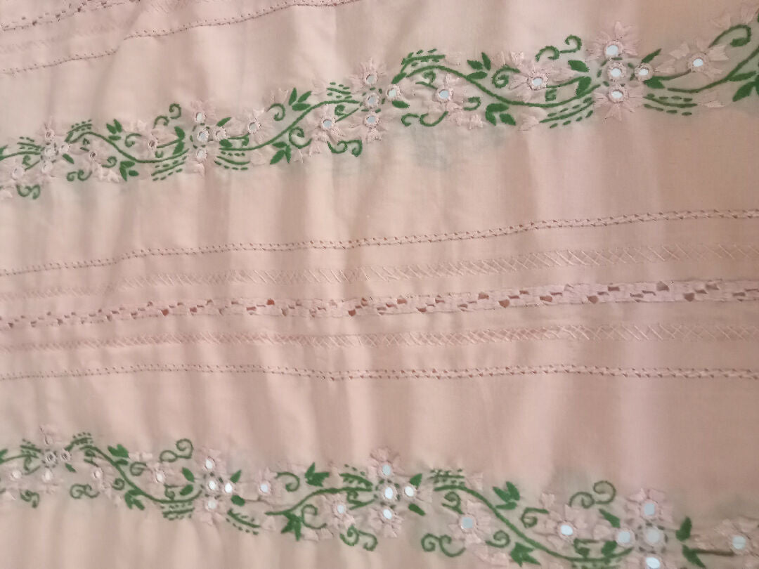 Heavy Hand Embroidered Swiss Chader