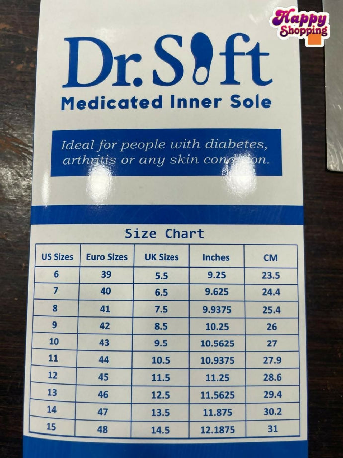 Dr. Soft – Premium Medicated & Comfortable Insoles for All Shoes