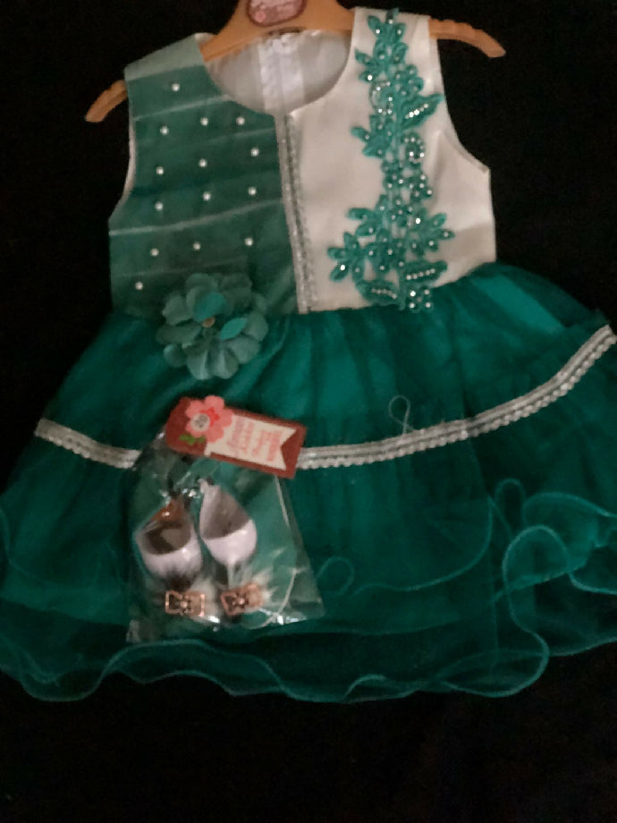 Formal Frock with matching shoes