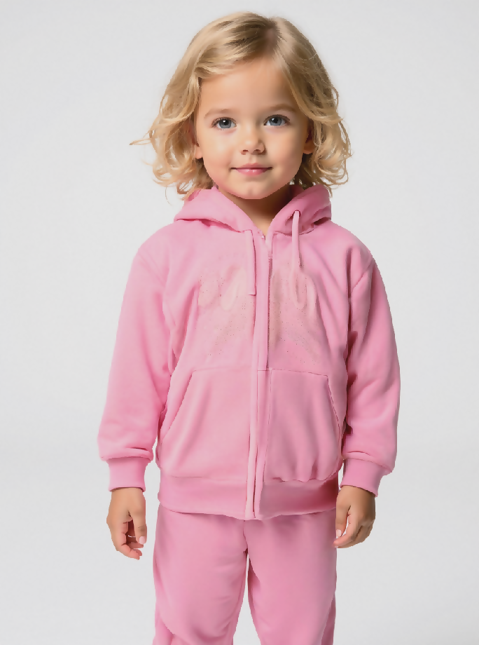 Pink Hoodie track suit for Girls