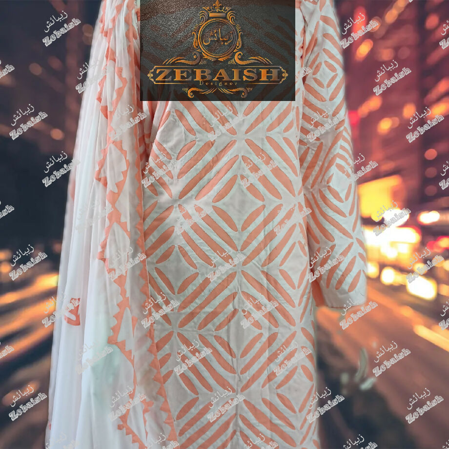 Applique handwork Three piece Suit