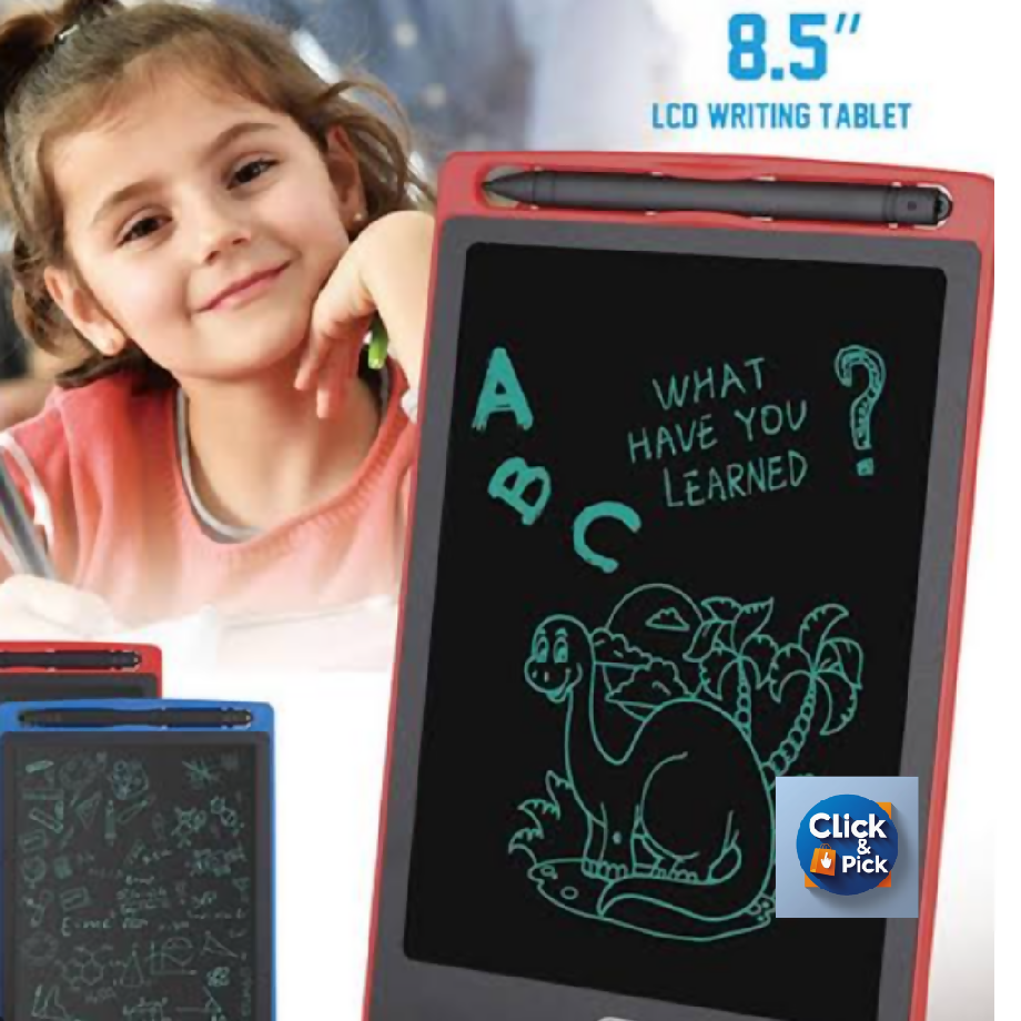 8.5 Inch LCD Writing Tablet for Kids – Reusable Drawing Pad for Learning & Fun