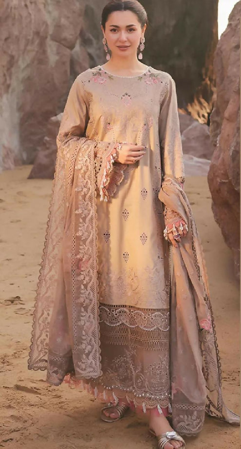 Unstitched party wear dress for women