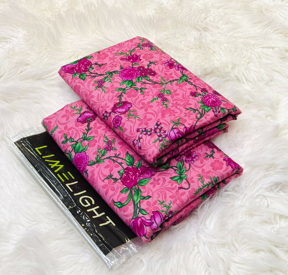 Unstitched Printed Khaddar Two Piece