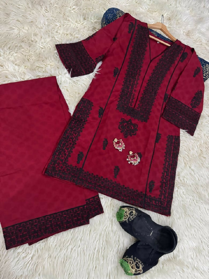 Winter collection stitched dresses