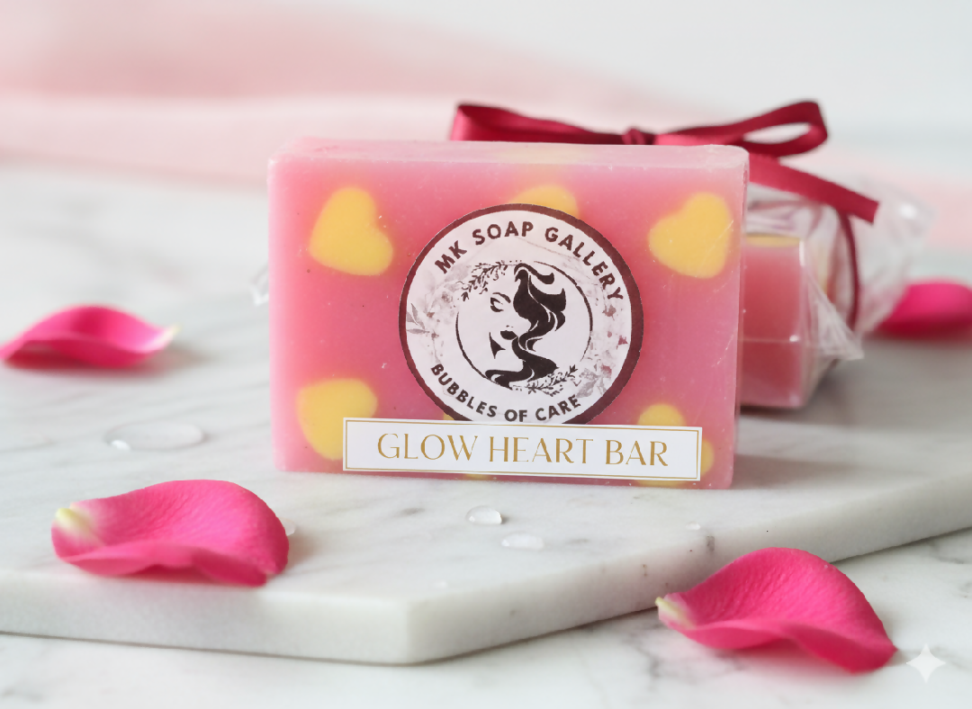 Glow Heart Soap Bar