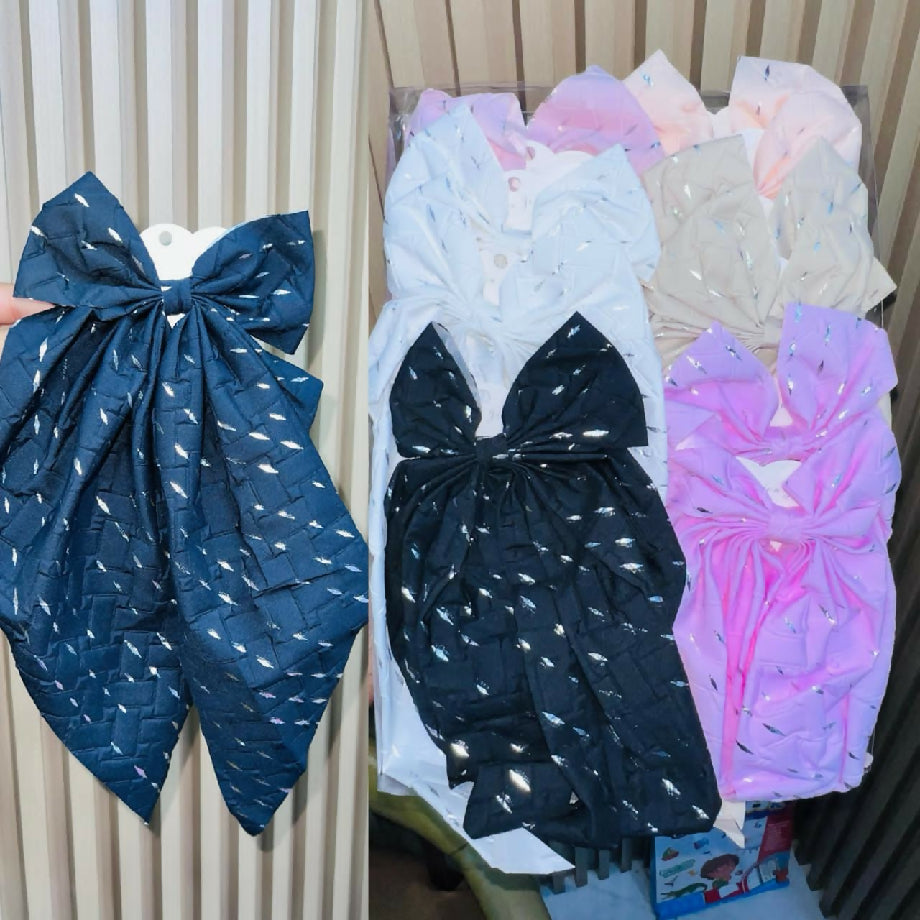 Bow Hair Clip 12 pc