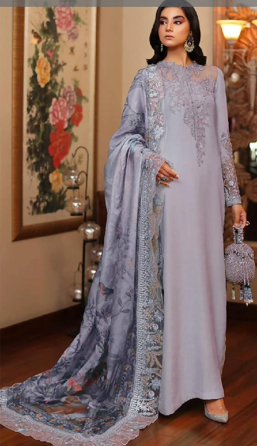 Shamoz silk embroidered