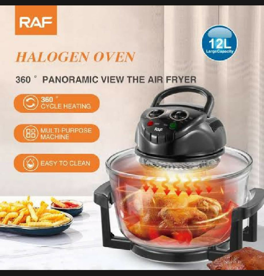RAF 12 Liter 8-in-1 Digital Air Fryer – Large Capacity Oil-Free Cooking