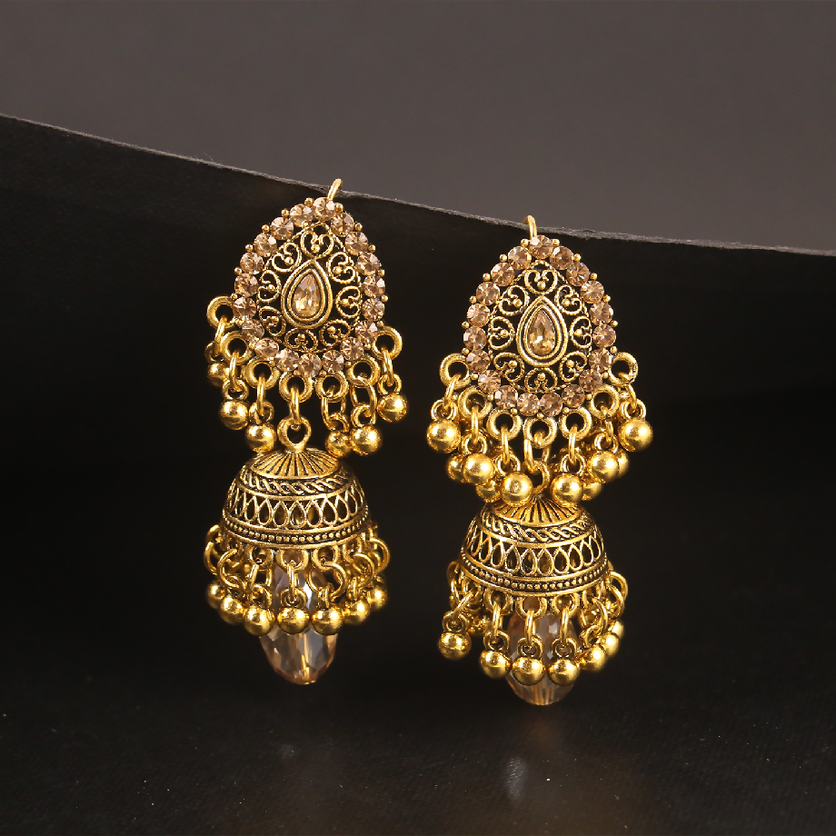 Traditional Chandelier-Style Jhumka