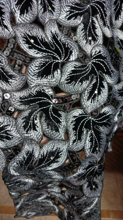 Maria b velvet net shirt